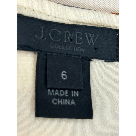 J Crew Collection Thistle Floral Dress Size 6 Silk Multicolor Long Sleeve V-Neck - Picture 7 of 12